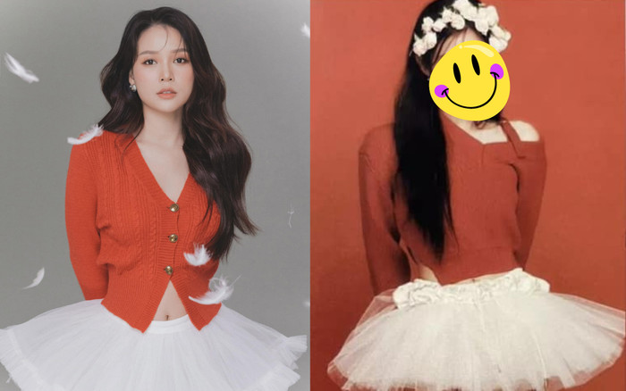 Sam lần đầu công khai ảnh khi bầu bốn tháng, tự nhận giống hệt một idol Kpop Ảnh 2