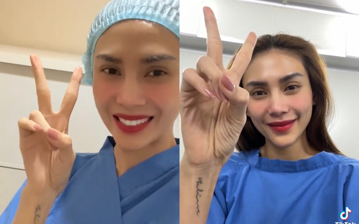 Võ Hoàng Yến trước và sau lấy trứng đều lộ rõ tinh thần vui vẻ, sức khỏe ổn định