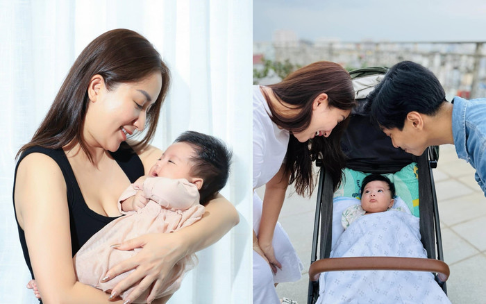 Vừa sinh 3 tháng, Khánh Thi bị hỏi mang bầu lần 4, con trai còn tiết lộ giới tính em bé? Ảnh 2