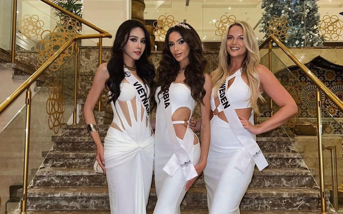 Ngọc Hằng diện váy trắng tinh khôi đọ sắc cùng đối thủ, chưa bao giờ bị lép vế vì lý do này? Ảnh 2