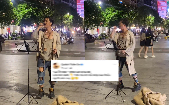 Nam ca Việt ăn mặc rách rưới, hát trong trên phố đi bộ: Động thái của 'chính chủ' khiến ai cũng bất ngờ Ảnh 2