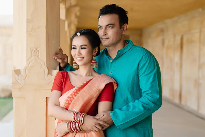 Ông xã Ấn Độ là 'nam chính' trong MV mới của Võ Hạ Trâm: 'Dự án này anh hi sinh hơi nhiều' Ảnh 4