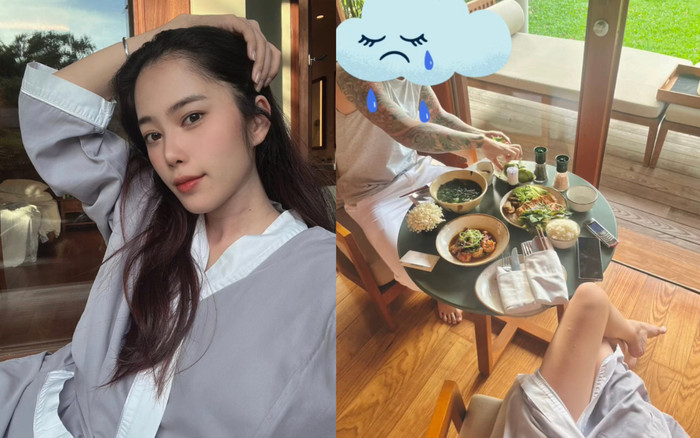 Nam Em được bạn trai tháp tùng đi nghỉ dưỡng, thần thái nhợt nhạt giữa ồn ào đời tư Ảnh 2