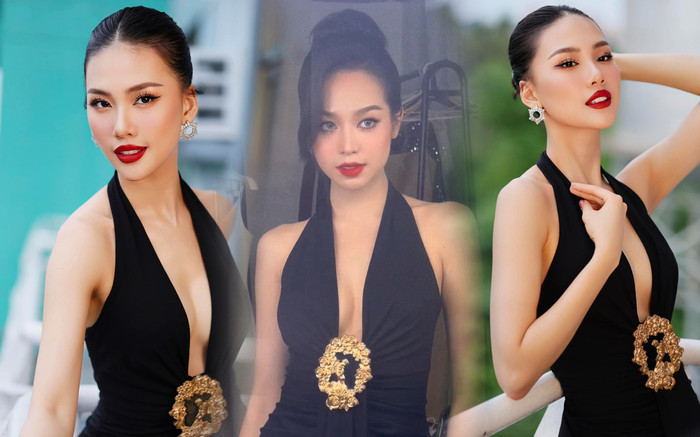 'Đụng hàng' váy áo lẫn 'layout' son đỏ, Bùi Quỳnh Hoa - Thanh Thuỷ ai nhỉnh hơn? Ảnh 2