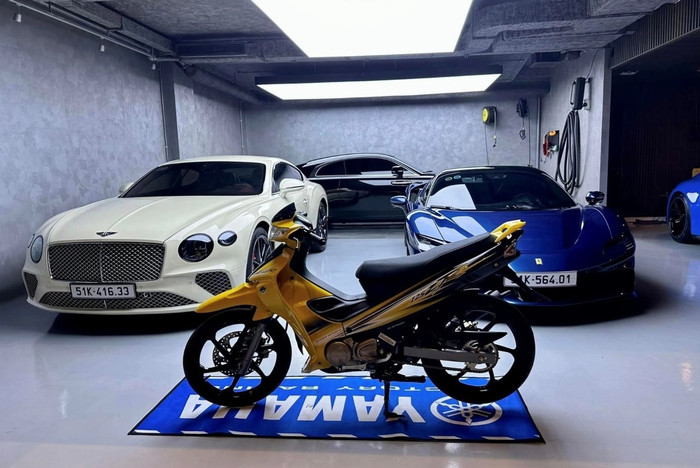 Chiếc Yamaha 125ZR từng được Cường Đô La khoe có giá 400 triệu đồng. Ảnh: FBNV 