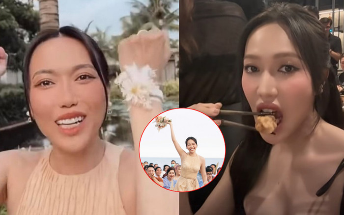 Diệu Nhi 'hờ hững' khi Diễm My 9X tung hoa, fan nhắc 'quá khứ kẻ phản diện' ở đám cưới Minh Hằng Ảnh 2