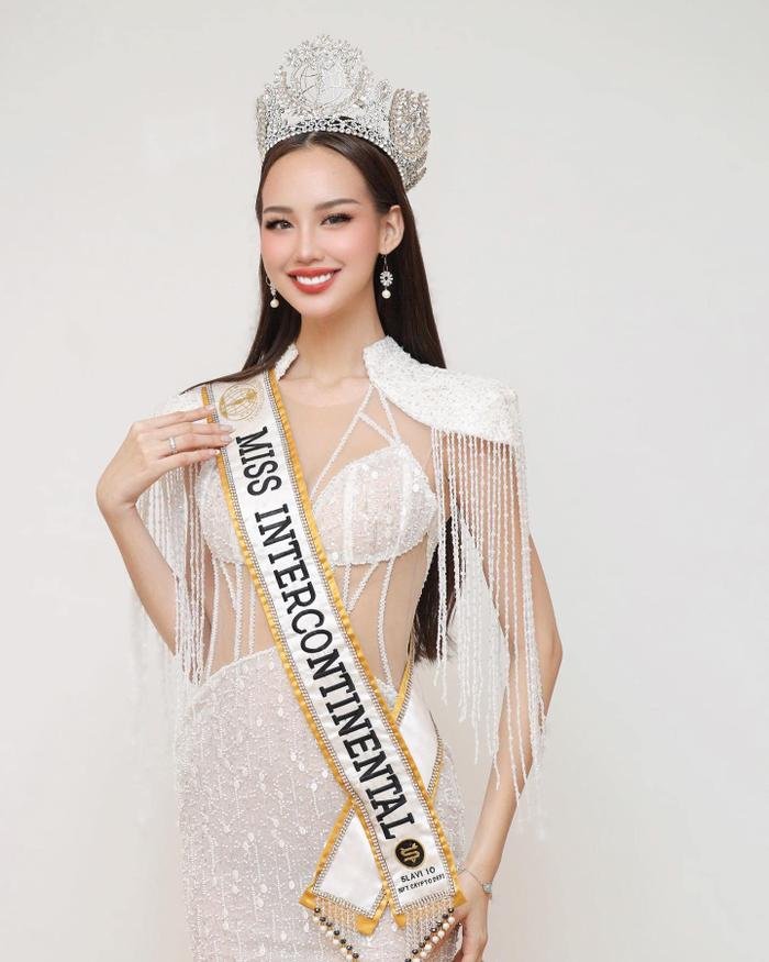 Hoa hậu Bảo Ngọc bất ngờ nhận 'tin vui' trước thềm kết thúc nhiệm kì Miss Intercontinental Ảnh 3