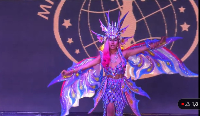 Đêm thi National Costume tại MIC 2023: Lộ nhiều 'sạn' lớn nhỏ, Ngọc Hằng gặp sự cố ngay phút chót Ảnh 5