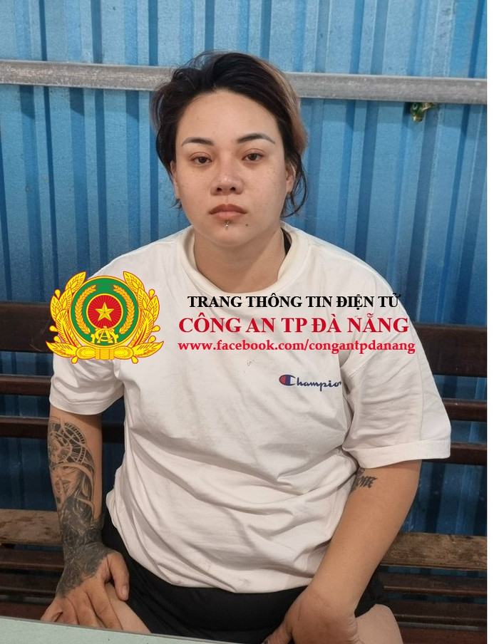 Đối tượng Nguyễn Thị Thanh Huyền. Ảnh: Công an TP Đà Nẵng
