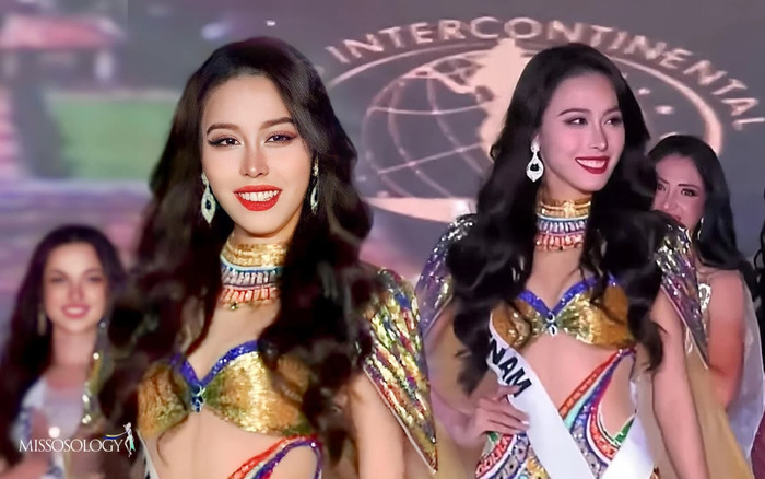 Chung kết Miss Intercontinental: Ngọc Hằng đoạt Á hậu 2, Bảo Ngọc trao vương miện cho người đẹp Thái Lan Ảnh 2