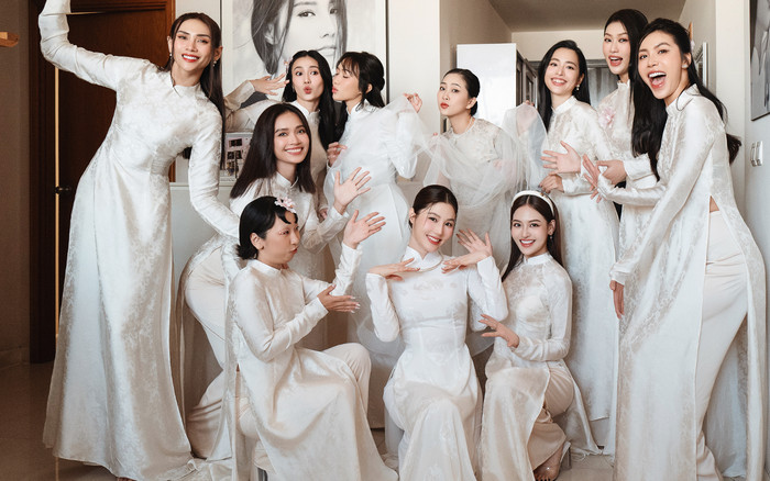 Lễ gia tiên Diễm My 9X: Dàn phù dâu tụ họp từ sớm, cô dâu khoe visual xinh đẹp Ảnh 2