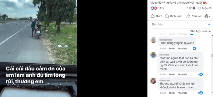 Gần 3 triệu lượt xem đoạn clip ấm áp và ý nghĩa này