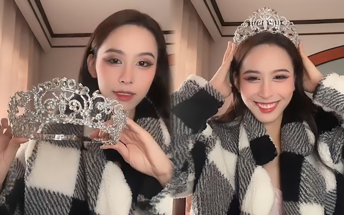 Ngọc Hằng khoe cận tiara Miss Intercontinental, tiết lộ ngày về Việt Nam Ảnh 2