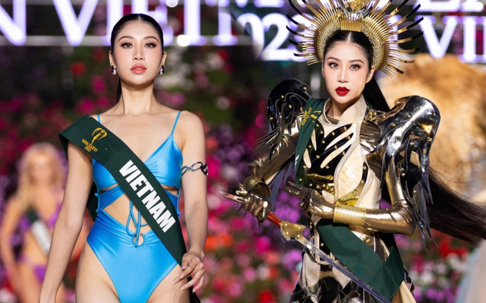 Đại diện Việt Nam 'đánh bại' loạt thí sinh mạnh sau bán kết Miss Earth 2023 lọt Top 8 Best Bikini Ảnh 2