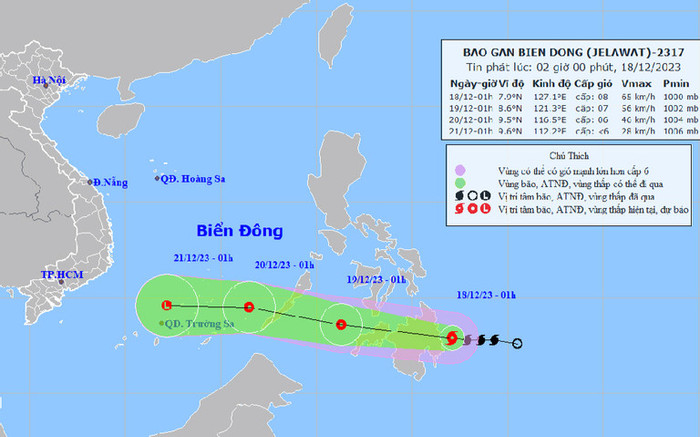 Bão Jelawat chuẩn bị tiến vào Biển Đông Ảnh 2