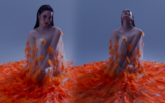 Nàng hậu đình đám diện lớp vải xuyên thấu mỏng tang trong bộ ảnh kỷ niệm 5 năm đăng quang Ảnh 2