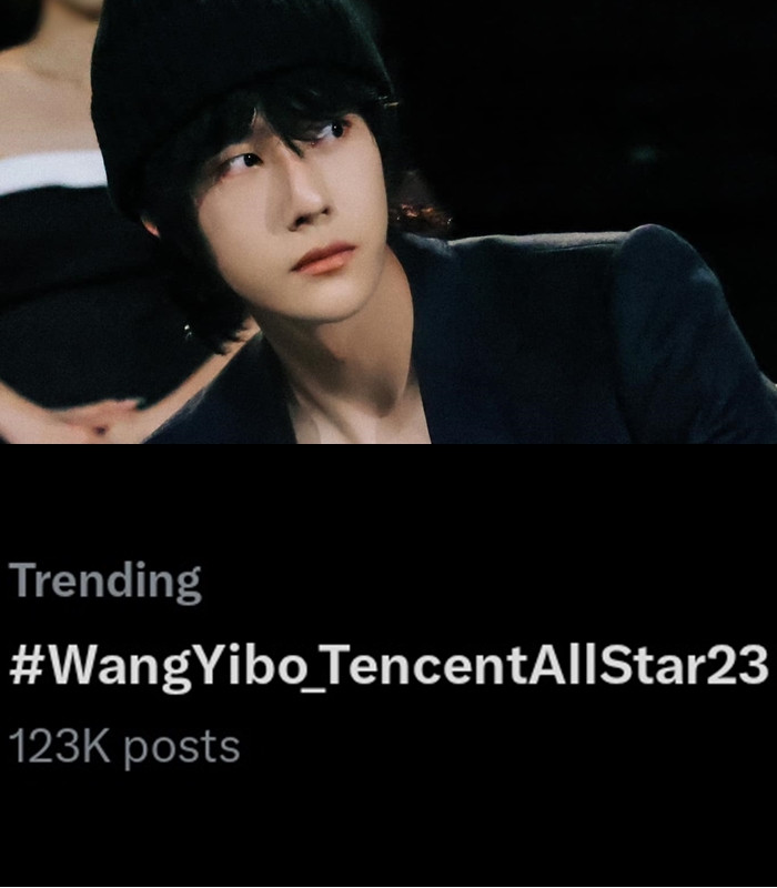 Vương Nhất Bác tại Tinh Quang Đại Thưởng leo top trending trên Twitter.  