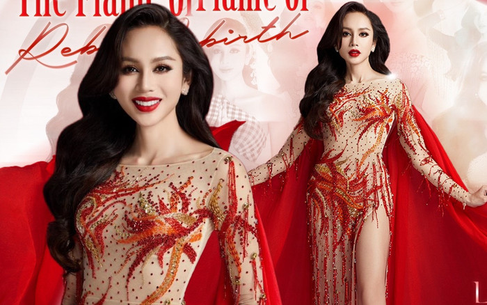 Á hậu Lương Mỹ Kỳ khoe đường cong 'nét căng' với váy rực lửa trước thềm bán kết Miss Fabulous Ảnh 2