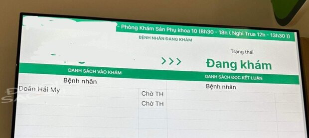 Hình ảnh được cho là Doãn Hải My đi khám thai (Ảnh: Đi soi sao đi)