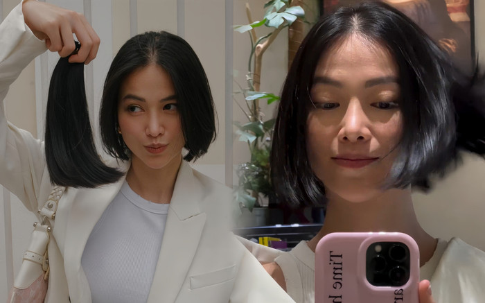 Hoa hậu Phương Khánh cắt phăng mái tóc dài, biết nguyên nhân ai cũng nhiệt tình ủng hộ Ảnh 2