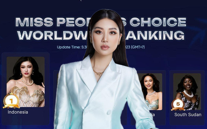 Lan Anh bị đối thủ vượt mặt, fan sốt sắng vì nguy cơ mất suất vào thẳng Top 20 Miss Earth 2023 Ảnh 2