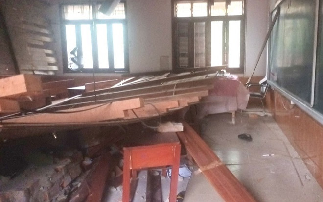Vụ trần nhà bất ngờ đổ sập khi học sinh đang ngồi học: Tình hình sức khỏe các nạn nhân ra sao? Ảnh 2