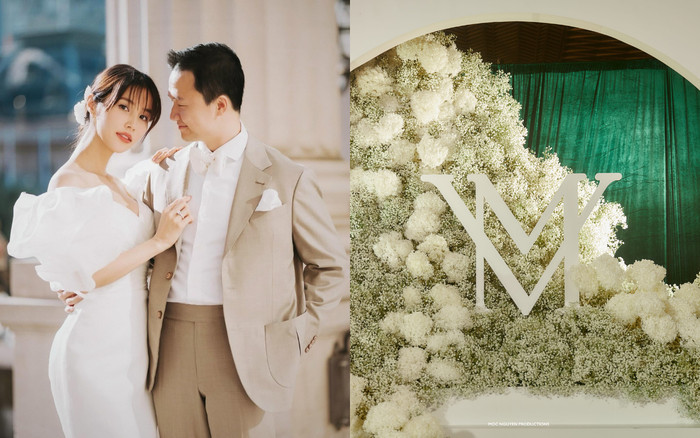 Khung cảnh ngập tràn hoa trong tiệc cưới của Diễm My 9x Ảnh 2