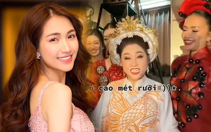 'Nối gót' Hoà Minzy, một nghệ sĩ Vbiz cũng tự tin đọ dáng cùng dàn nàng hậu đình đám Ảnh 2
