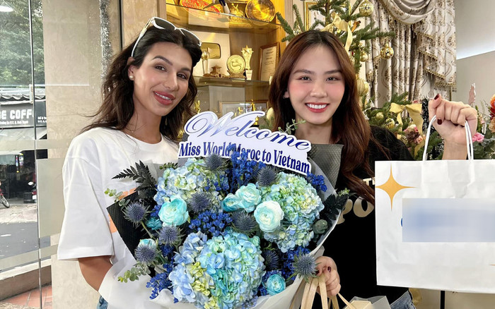 Mai Phương đọ sắc cùng đối thủ tại Miss World, thần thái cỡ này đã đủ 'chặt'? Ảnh 2