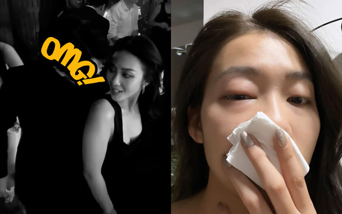 Nhảy nhót với 'trai lạ' tại tiệc cưới của Diễm My 9x, Khả Ngân gặp sự cố 'khó đỡ' Ảnh 2