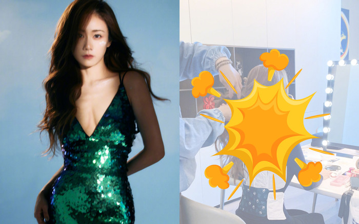 Giữa thời tiết buốt giá, nữ diễn viên gây xôn xao khi tự tin diện xiêm y mỏng manh Ảnh 2