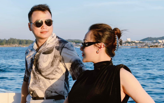 Hết ốm nghén, Phương Oanh 'bất chấp' thời tiết lạnh giá để yêu chiều Shark Bình Ảnh 2