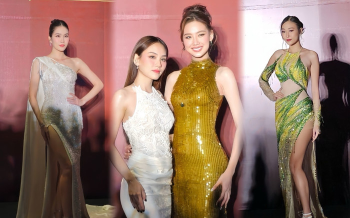 Thảm đỏ Người đẹp Tây Đô: Phương Anh trắng 'phát sáng', Mai Phương - Bảo Ngọc chiếm trọn spotlight Ảnh 2