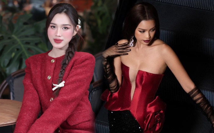 Giáng sinh của các nàng hậu: Đỗ Thị Hà xinh như thiên thần, Ngọc Châu đẹp kiêu sa Ảnh 2