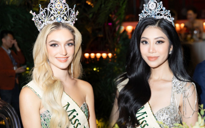 Top 4 Miss Earth 2023 lộ diện sau đăng quang: Tân Hoa hậu chiếm trọn spotlight với nhan sắc 'búp bê sống' Ảnh 2