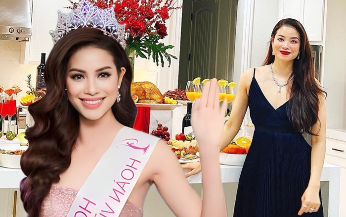 Phạm Hương 'khoe' dáng bà nội trợ đảm đang ở Mỹ Ảnh 2