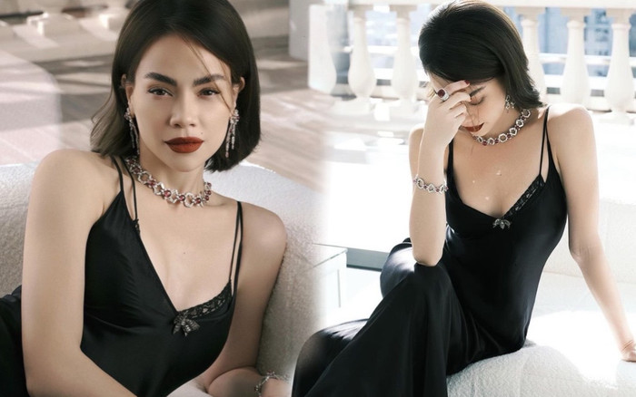 Hồ Ngọc Hà diện trang phục như đầm ngủ, để lộ 'phụ tùng' khi lên ảnh tạp chí Ảnh 2