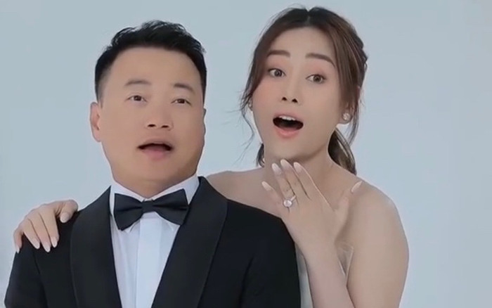 Hậu trường chụp ảnh cưới của Shark Bình và Phương Oanh: Cô dâu, chú rể ngập tràn hạnh phúc Ảnh 2