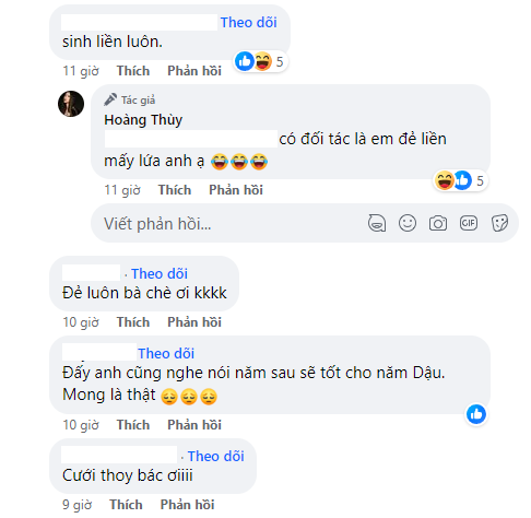 Á hậu Hoàng Thùy khá cởi mở trong việc có con