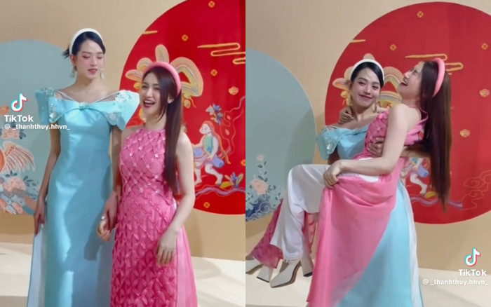 'Tham lam' chiến spotlight, Hoà Minzy hốt hoảng bị một Hoa hậu bế đầy mạnh mẽ Ảnh 2