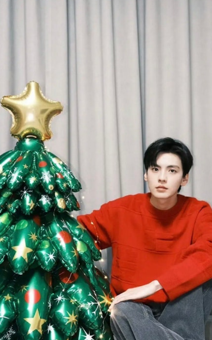 Cây thông ở nhà Lý Nhất Đồng và đàn em trông y hệt nhau.