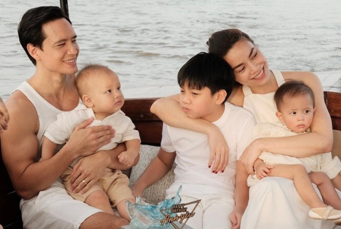 Mối quan hệ giữa Kim Lý và con riêng của Hồ Ngọc Hà khiến nhiều người ngưỡng mộ.