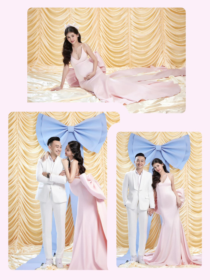 Vợ chồng trẻ đang háo hức chờ ngày quý tử ra đời.