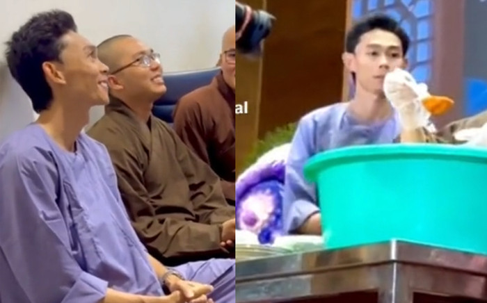 Hồng Thanh xuất hiện ở chùa hậu chia tay DJ Mie, làm một điều khiến ai cũng ngưỡng mộ Ảnh 2