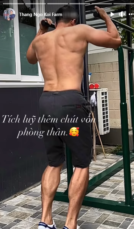 Là một đại gia giàu có, doanh nhân Thắng Ngô vẫn ăn uống lành mạnh, chăm lo cho sức khỏe và hình thể của bản thân. 