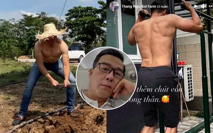 Hậu chia tay Hà Thanh Xuân, 'Vua cá Koi' Thắng Ngô ngày càng vạm vỡ Ảnh 2