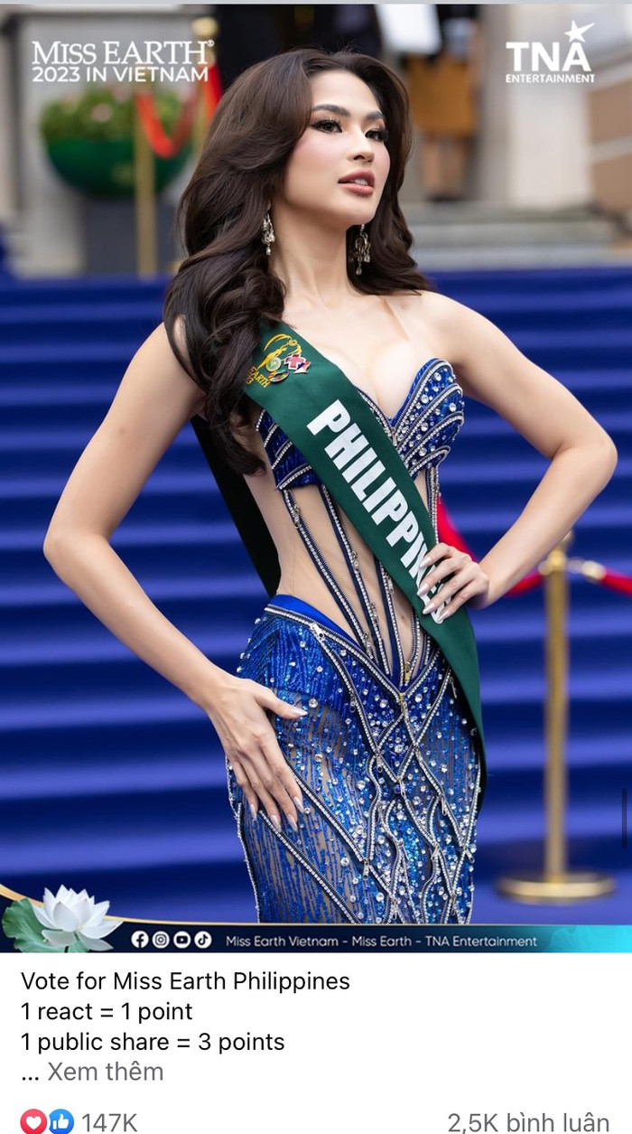 Miss Earth mở bình chọn chặng đầu tiên, đại diện Việt Nam đang ở vị trí nào? Ảnh 2