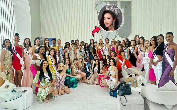 Bảo Ngọc tinh tế nhường 'spotlight' cho thí sinh Miss Intercontinental nhưng vẫn nổi bật ở điểm này! Ảnh 2
