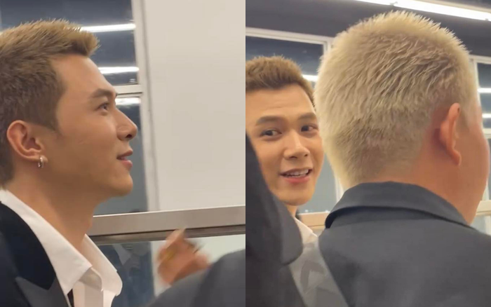 Khoảnh khắc Anh Tú ngoái đầu nhìn fan, nam diễn viên cũng khoe khéo góc nghiêng cực phẩm.