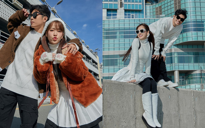 Vợ chồng son Puka - Gin Tuấn Kiệt diện đồ đôi đi trăng mật ở Hàn, khoe bộ ảnh hạnh phúc như ngôn tình Ảnh 2